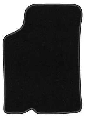 Productafbeelding van Velours bestuurdersmat voor Kia Sephia I 1994-1997 (sedan) – zwart, op maat – Wielganizator BASIC