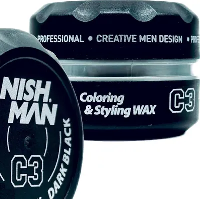 Produktbild von Nishman - C3 Schwarz - Hair Pomade 100ml