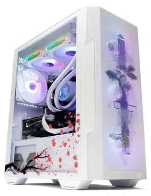 Produktbild von PcCom Ready AMD Ryzen 7 5800X / 32 GB / 1 TB M.2 SSD / RTX 5060 Weiß – Japan-Edition