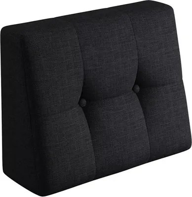 Zdjęcie produktu dla Poduszka Lermowood „Verona” do mebli z palet, 80 x 40 cm, czarna – wygodna, trwała i stylowa | Do użytku wewnątrz i na zewnątrz | Różne rozmiary i kolory |