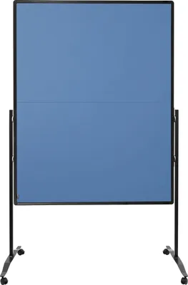 Produktbild von Legamaster PREMIUM PLUS Moderationswand klappbar 150x120cm blau-grau, Blau, Kunststoff, Aluminium, Schwarz, 1200 mm, 1500 mm