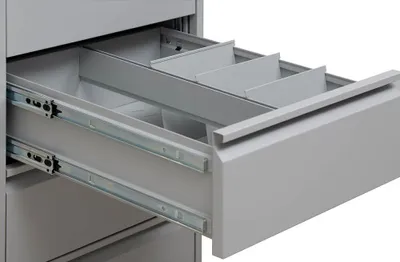 Produktbild von Gürkan Fachteiler für Regale lichtgrau 21,3 cm 15,5 cm