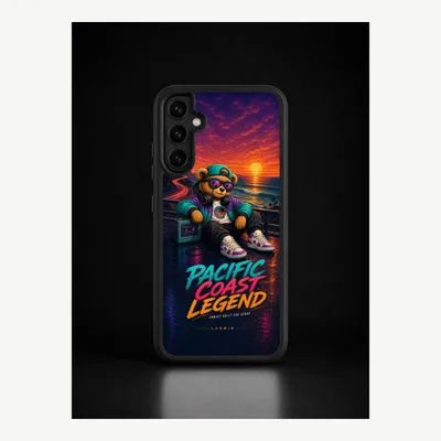 Produktbild von Samsung A14 Hülle Handyhülle Schutzhülle Case mit Pazifikküste Motiv – LUNØIR ©