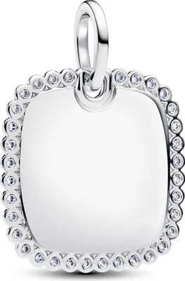 Produktbild von PANDORA Quadratischer Anhänger für Damen, 925er Silber