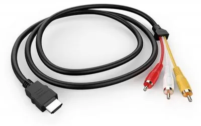 Immagine prodotto di Adattatore da HDMI a RCA - 1,5 metri - Nero