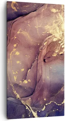 Produktbild von Bild auf Leinwand - Leinwandbild - Einteilig - Stein Gold Marmor - 55x100cm - Wand Bild - Wanddeko - Wandbilder - Leinwanddruck - Bilder - Wanddekoration - Leinwand bilder - Wandbild - PA55x100-4714