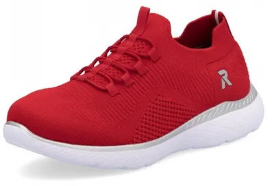Produktbild von Rieker Damen Sneaker Sock Schlupfschuh Gummizug MemoSoft M5074, Größe:38 EU, Farbe:Rot