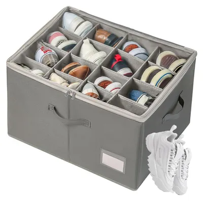 Produktbild von Transparente Schuhaufbewahrungsboxen für 16 Paar Schuhe