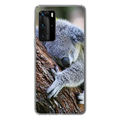 Produktbild von MuchoWow® Handyhülle Schutzhülle Hülle für Huawei P40 Pro Koala - Baum - Schlaf - Kinder - Jungen - Mädchen Silikon Softcase Handy Hülle - Schutz