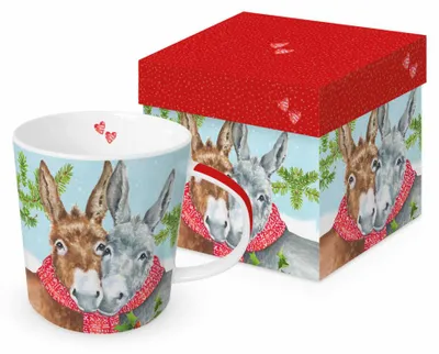 Image de Tasse "Dana & Don" de PPD, présentée dans une boîte cadeau, en porcelaine fine, capacité de 400 ml, référence 360303104