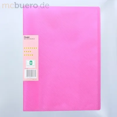 Obrázok produktu pre Priehľadný priesvitný zakladač A4 30 puzdier ružový
