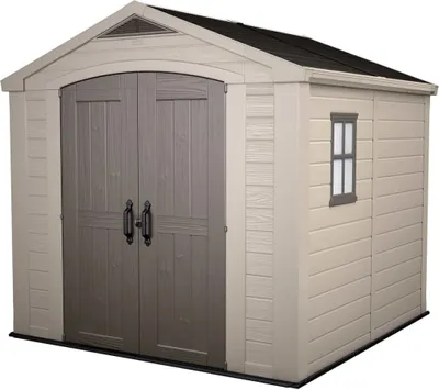 Image de KETER Factor Abri de jardin 8x8, 257 x 243 x 255 cm, beige KETER 209875