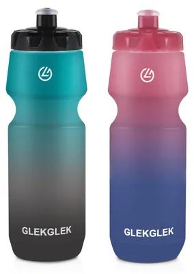 Obrázok produktu pre Fľaša na vodu pre cyklistov, bez obsahu BPA, 750 ml, balenie po 2 kusy, určená pre športovcov