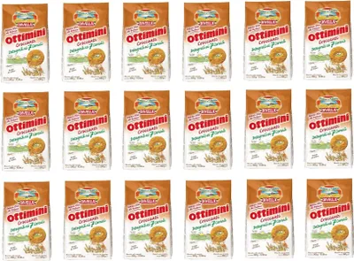 Produktbild von 18x Divella Ottimini Croccanti Integrali 7 Cereali Vollkornkekse mit 7 Müsli 300g Biscuits Cookies italienische Kekse