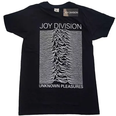 Immagine prodotto di Joy Division - Unknown joys bianco su nero - t-shirt piccola unisex - nero