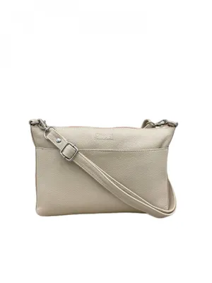 Produktbild von C7023 Cinino Ledertasche Umhängetasche Beige