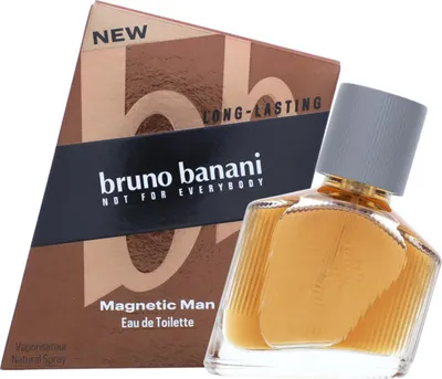 Produktbild von bruno banani Magnetic Man EDT 30ml fesselnd holziger Amberduft Herren