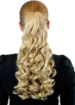 Produktbild von WIG ME UP Haarteil, Hellblond, lockig, XF-0070-24B