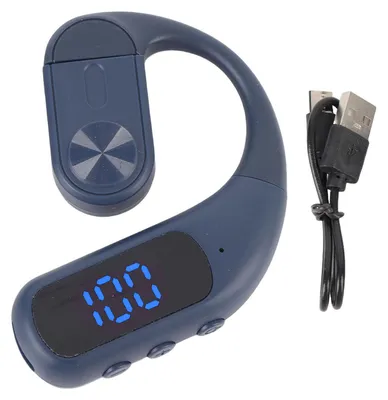 Immagine prodotto di Cuffie over-ear, microfono discreto, auricolare wireless con bassa latenza, colore blu