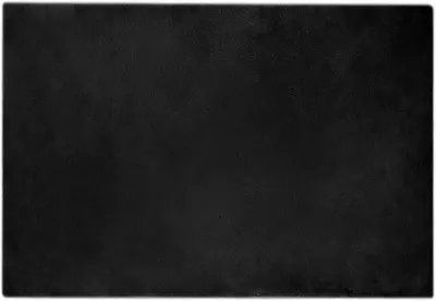 Produktbild von Rechteckiger Kunstfell-Teppich für Wohnzimmer und Schlafzimmer in Kaninchenfell-Optik, weicher rutschfester Läufer für Flur und Wohnräume, 120 x 170 cm, Schwarz