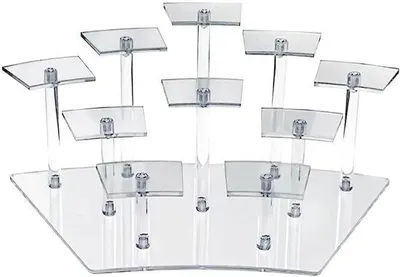 Produktbild von Transparanter Acryl-Tischorganizer für Nagellack, Kräuter, Kosmetik und Schmuck