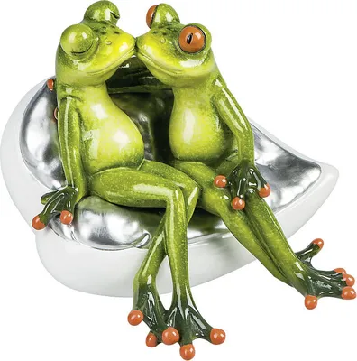 Produktbild von Formano Froschpaar, 15 cm, mehrfarbig