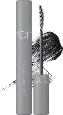 Produktbild von rom&nd Han All Fix Wimperntusche L01. Long Black 7 g - schwarze, verlängernde Wimperntusche