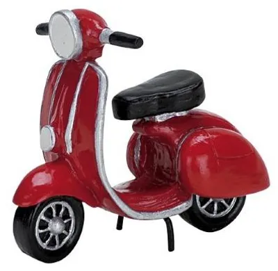 Productafbeelding van Kerstfiguur Red moped LEMAX