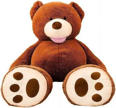 Obrázek produktu pro Gustaw Plyšový medvěd Large XXL (Brown, 140cm) Amigo - plyšový medvěd, plyšová hračka XXL, plyšová hračka Giant Teddy.