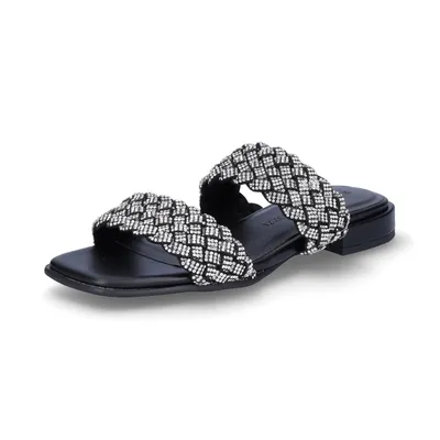 Produktbild von Marco Tozzi Damen Pantolette schwarz glitzer