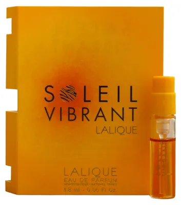 Produktbild von Lalique, Soleil Vibrant, Eau de Parfum, für Damen, 1,8 ml *Fläschchen