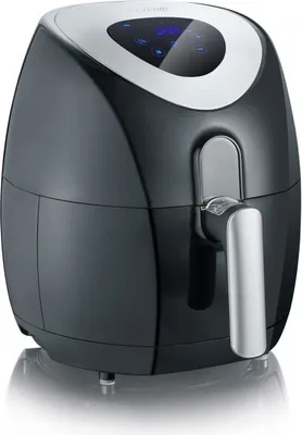 Image de Severin 2430 Unique 3,2 L Autonome 1500 W Friteuse d’air chaud Noir, Acier inoxydable