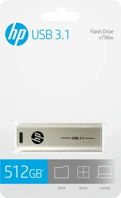 Produktbild von HP x796w - USB-Flash-Laufwerk - 512 GB - USB
