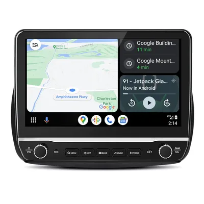 Image de Autoradio Android 10,1 pouces avec CarPlay et Android Auto pour Mercedes-Benz, Smart Forfour et Fortwo 453 (2015-2019) : GPS, Wi-Fi, Bluetooth, FM, RDS, SWC, DSP, DAB+, processeur quadricœur, 2 + 64 Go