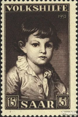 Produktbild von Briefmarken Saarland 1952 Mi 338 postfrisch Volkshilfe: Gemälde (III)