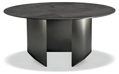Produktbild von Esstisch Tisch Designer Tisch Rund Esszimmer Schwarz Wohnzimmertisch