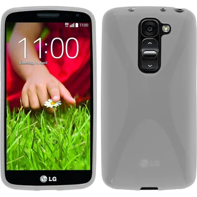 Produktbild von PhoneNatic Case kompatibel mit LG G2 mini - clear Silikon Hülle X-Style + 2 Schutzfolien