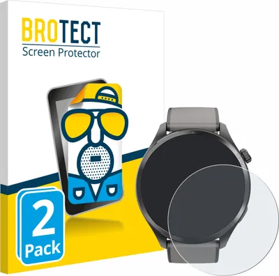 Produktbild von 2x BROTECT Schutzfolie für Hama Smartwatch 9000 Displayschutz Displayschutzfolie Folie Matt Entspiegelungsfolie