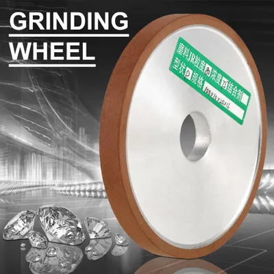 Image de 1 pièce 100 x 20 x 10 mm Disque abrasif en résine diamantée pour machines de découpe et de polissage, grain 180