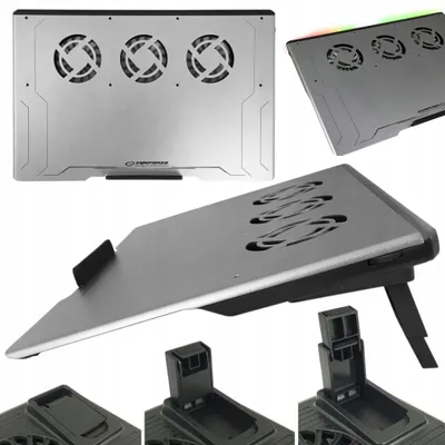 Produktbild von Esperanza Gaming Laptop-Kühlständer mit LED RGB bis 19 Zoll