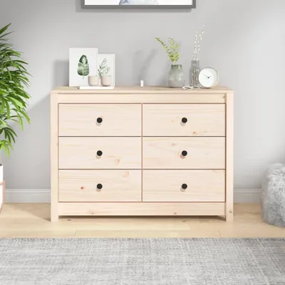 Zdjęcie produktu dla Szafka boczna 100x40x72 cm z litego drewna sosnowego
