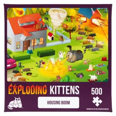 Obrázek produktu pro Puzzle Exploding Kittens, série "Bum bydlení", 500 dílků