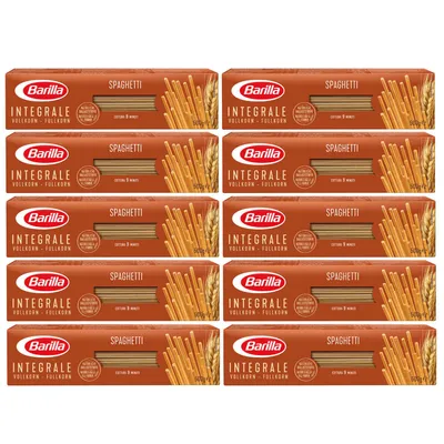 Immagine prodotto di Barilla pasta spaghetti integrali 500g confezione da 10 pezzi
