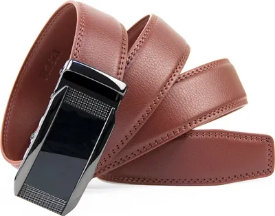 Produktbild von Glamexx24 Gürtel Herren, Anzug Business Kleidung Gürtel, Automatikschließe Ratsche Ledergürtel, Breit 35mm