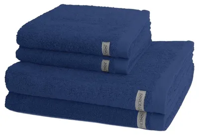 Produktbild von Ross Sinfonie 2 X Handtuch 2 X Duschtuch im Set Flauschiger Griff für angenehmes Gefühl auf der Haut, Hervorragende Saugkraft für optimale Trocknung, Elegante Bordüre für ein stilvolles Ambiente