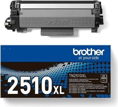 Produktbild von Toner, Brother TN2510XL, Schwarz, Hohe Kapazität, 3000 Seiten