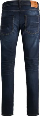 Produktbild von Jack & Jones 12118215, Blau, Jeans, Baumwolle, Elasthan, Nicht bleichen, Nicht im Wäschetrockner trocknen, Schonwaschgang (40°C)
