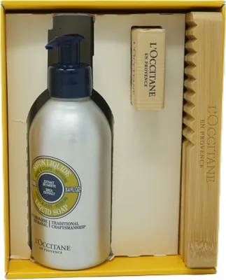 Zdjęcie produktu dla L'Occitane Soap Lover Set, Unisex, Skóra uniwersalna, Oczyszczenie, Odżywiający, Werbena, 250 ml, 50 g