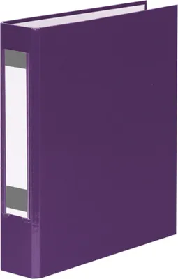 Produktbild von Ringbuch mit Rückenschild / DIN A5 / 2-Ringmechanik / Farbe: lila