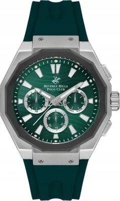 Obrázek produktu pro Pánské hodinky BEVERLY HILLS BP3557X.375 v zelené barvě jsou perfektním dárkem.